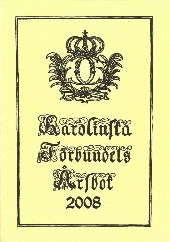 Karolinska förbundets årsbok 2008